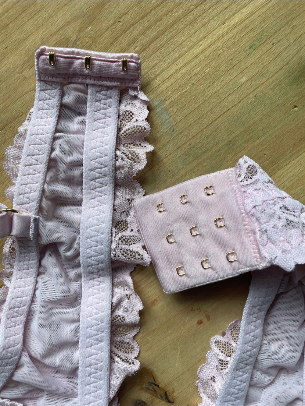 aerie Lace Underwire Bralette - Light Pink XL - Picture 8 of 8